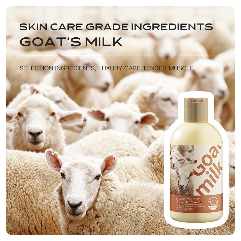 KORMESIC Goat Milk Body Wash - 250ml Deeply Moisturizing & Smoothing Body Wash Wholesale & OEM - Image 4