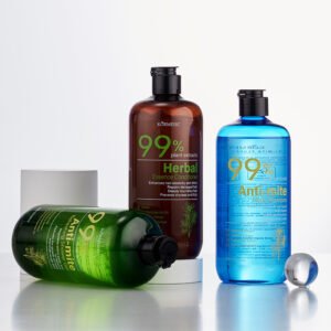 KORMESIC Anti-Mite Shampoo Conditioner Shower Gel Set Anti-Dandruff Scalp Care Refreshing Body Wash Wholesale OEM/ODM