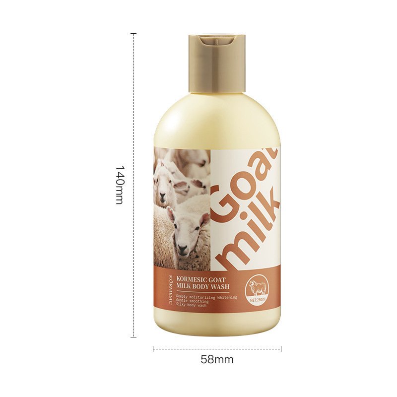 KORMESIC Goat Milk Body Wash - 250ml Deeply Moisturizing & Smoothing Body Wash Wholesale & OEM - Image 6