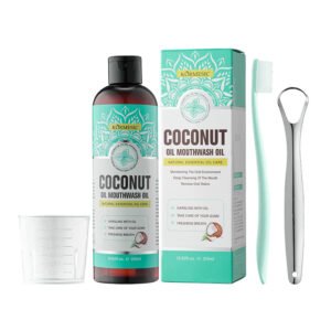 KORMESIC Natural Coconut Oil Mouthwash Oil Pulling Teeth Whitening & Oral Care Portable Packets & Bottled Kit Wholesale OEM/ODM