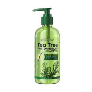 KORMESIC Tea Tree Anti-Dandruff Shampoo 300ml 5X Plant Extracts Scalp Care Soothing Refreshing Oil Control Hair Wash Wholesale OEM ODM