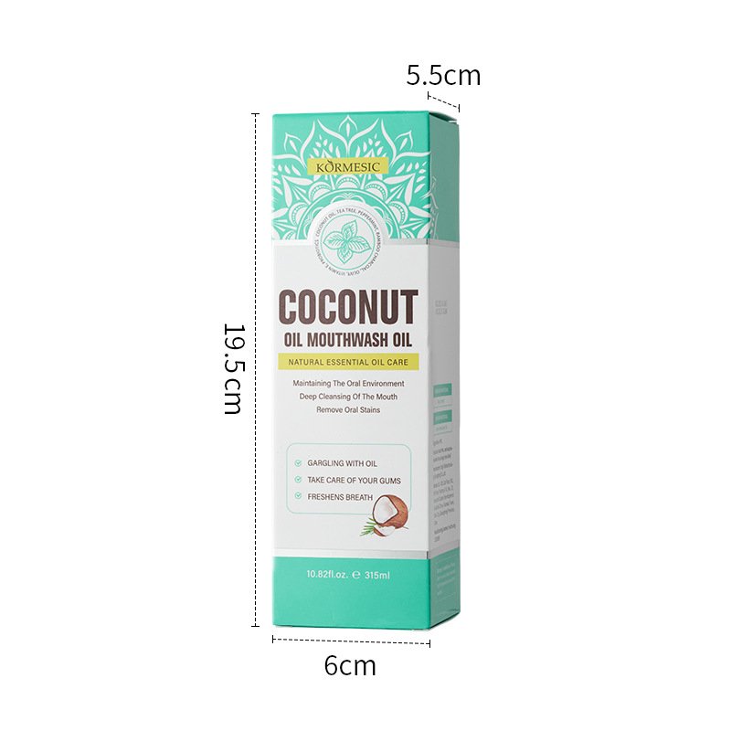 KORMESIC Natural Coconut Oil Mouthwash Oil Pulling Teeth Whitening & Oral Care Portable Packets & Bottled Kit Wholesale OEM/ODM - Image 7