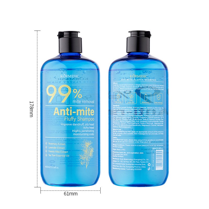 KORMESIC Anti-Mite Shampoo Conditioner Shower Gel Set Anti-Dandruff Scalp Care Refreshing Body Wash Wholesale OEM/ODM - Image 9